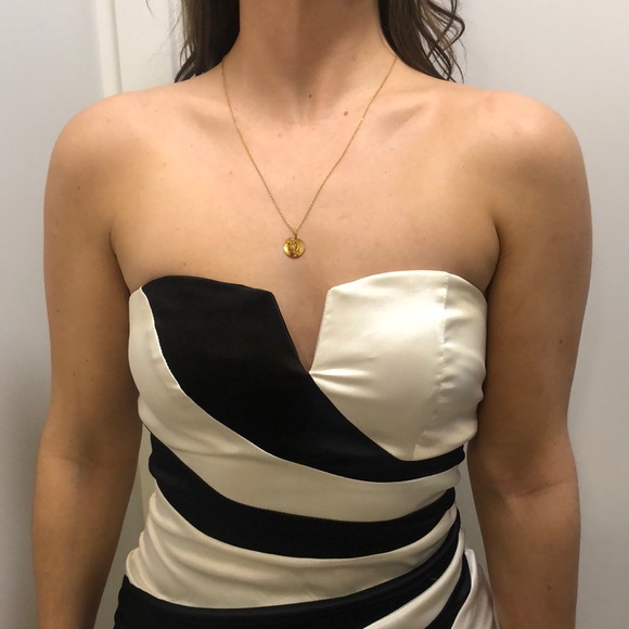 Black and white cocktail dress - Picture 4 of 7